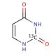 Uracil-2-13C (CAS 35803-45-3) - chemical structure image
