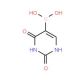 Uracil-5-boronic acid (CAS 70523-22-7) - chemical structure image