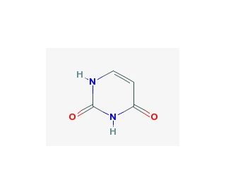 Uracil (CAS 66-22-8) - chemical structure image