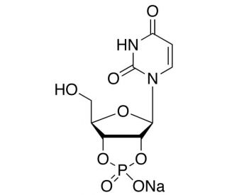 Uridine-2&prime;,3&prime;-cyclic monophosphate sodium salt (CAS 15718-50-0) - chemical structure image