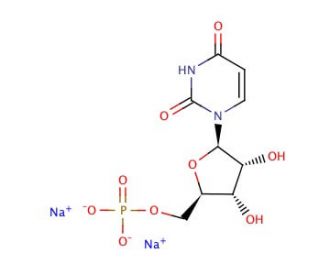 Uridine 5&prime;-monophosphate disodium salt (CAS 3387-36-8) - chemical structure image