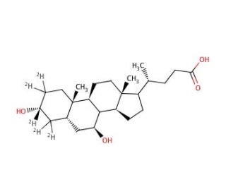 Ursodeoxycholic Acid-d5 (CAS 93701-18-9) - chemical structure image