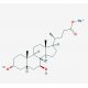 Ursodeoxycholic Acid, Sodium Salt (CAS 128-13-2 (free base)) - chemical structure image