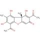 (+)-Usnic acid (CAS 7562-61-0) - chemical structure image