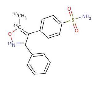 Valdecoxib-13C2,15N - chemical structure image