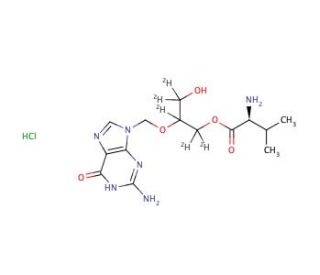 Valganciclovir-d5 Hydrochloride - chemical structure image