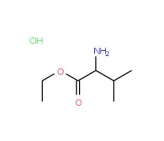 Valine Ethyl Ester, Hydrochloride (CAS 23358-42-1) - chemical structure image