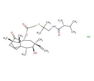 Valnemulin hydrochloride (CAS 133868-46-9) - chemical structure image