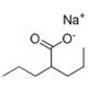 Valproic acid sodium salt (CAS 1069-66-5) - chemical structure image 