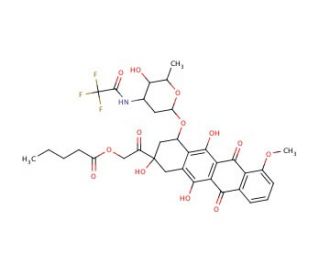 Valrubicin - chemical structure image