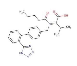 Valsartan (CAS 137862-53-4) - chemical structure image