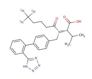 Valsartan-d3 (CAS 1331908-02-1) - chemical structure image