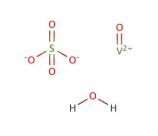 Vanadium(IV) oxide sulfate (CAS 123334-20-3) - chemical structure image