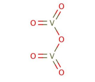 Vanadium(V) oxide (CAS 1314-62-1) - chemical structure image