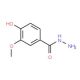 Vanillic acid hydrazide (CAS 100377-63-7) - chemical structure image