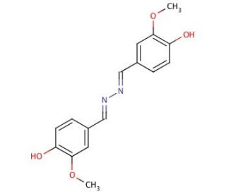 Vanillin azine (CAS 1696-60-2) - chemical structure image