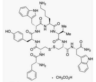 Vapreotide Acetate (CAS 116430-60-5) - chemical structure image