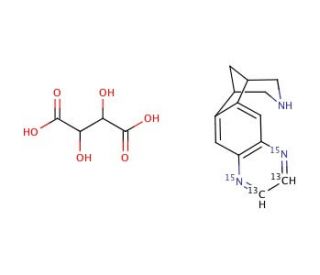 Varenicline-d4 Hydrochloride (Major) - chemical structure image