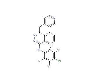 Vatalanib-d4 Dihydrochloride (CAS 1246820-27-8) - chemical structure image