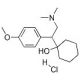 Venlafaxine Hydrochloride (CAS 99300-78-4) - chemical structure image