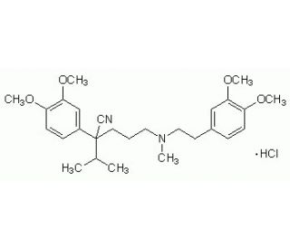 Verapamil hydrochloride (CAS 152-11-4) - chemical structure image