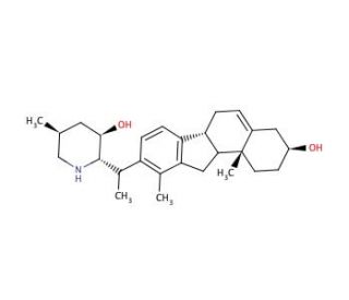Veratramine (CAS 60-70-8) - chemical structure image