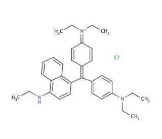 Victoria Pure Blue BO (CAS 2390-60-5) - chemical structure image