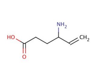 Vigabatrin (CAS 60643-86-9) - chemical structure image