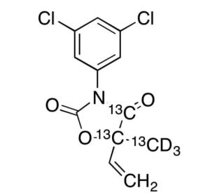 Vinclozolin-13C3, D3 (CAS 50471-44-8) - chemical structure image