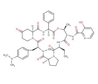 Virginiamycin B (CAS 3131-03-1) - chemical structure image