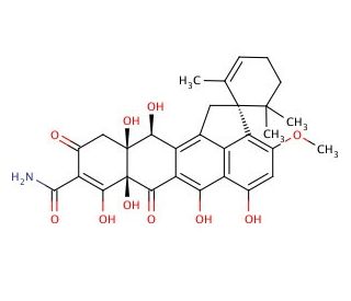 Viridicatumtoxin (CAS 39277-41-3) - chemical structure image