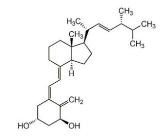 Vitamin D2, 1a-Hydroxy- (CAS 54573-75-0) - chemical structure image
