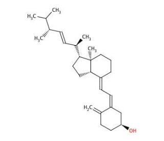 Vitamin D2 (CAS 50-14-6) - chemical structure image