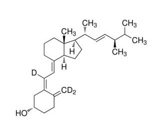 Vitamin D2 (6,19,19-d3) (CAS 1217448-46-8) - chemical structure image
