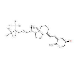 Vitamin D3-d7 (Major) (CAS 67-97-0 (unlabeled)) - chemical structure image