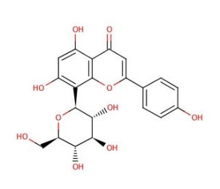 Vitexin (CAS 3681-93-4) - chemical structure image
