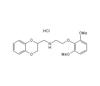 WB 4101 hydrochloride (CAS 2170-58-3) - chemical structure image