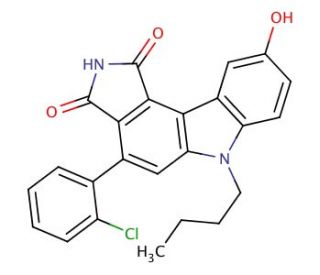 Wee1 Inhibitor II (CAS 622855-50-9) - chemical structure image