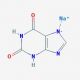 Xanthine sodium salt (CAS 1196-43-6) - chemical structure image