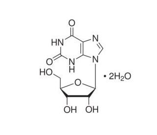 Xanthosine dihydrate (CAS 5968-90-1) - chemical structure image