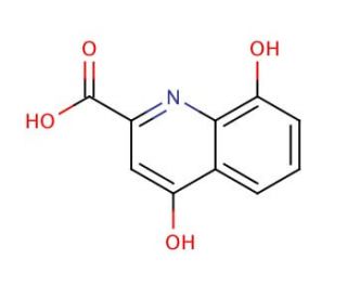 Xanthurenic acid (CAS 59-00-7) - chemical structure image