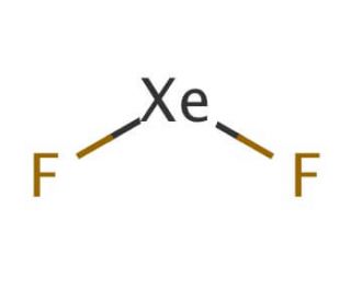Xenon difluoride (CAS 13709-36-9) - chemical structure image