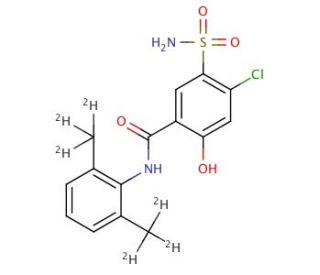 Xipamide-d6 - chemical structure image