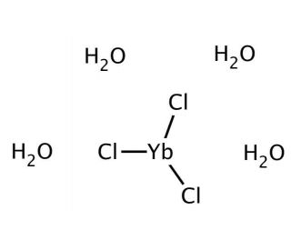 Ytterbium(III) chloride hexahydrate (CAS 10035-01-5) - chemical structure image