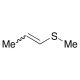 1-Methylthio-1-propene (Mixture of 1:1 trans-cis isomers) - chemical structure image