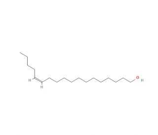 (Z)-13-Octadecen-1-ol (CAS 69820-27-5) - chemical structure image