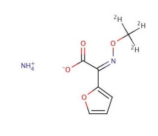 (Z)-2-Methoxyimino-2-furanacetic Acid-d3 Ammonium Salt - chemical structure image