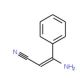 (Z)-3-Amino-3-phenyl-2-propenenitrile (CAS 1823-99-0) - chemical structure image
