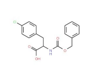 Z-4-chloro-DL-phenylalanine (CAS 55478-54-1) - chemical structure image