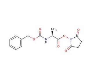 Z-Ala-OSu (CAS 3401-36-3) - chemical structure image